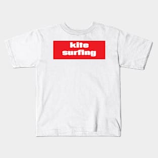 Kite Surfing Kids T-Shirt